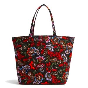 NWT VERA BRADLEY Grand Tote Cotton "Venetian Paisley"